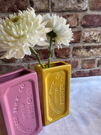 Stolen Form - Yellow Bristol Brick Vase