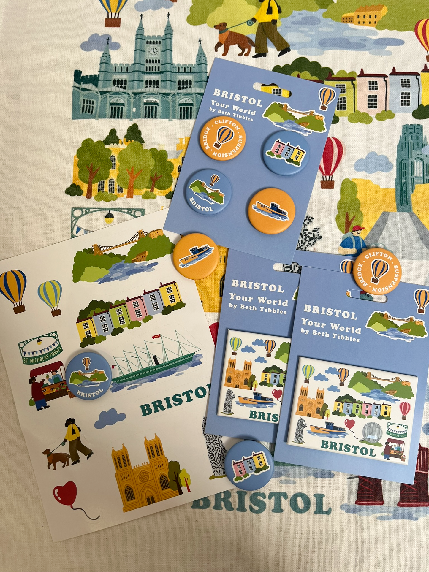 Bristol Icons Sticker Sheet