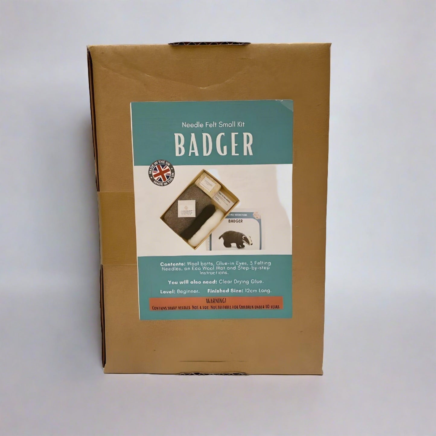 The Makerss Badger Needle Felting Craft Kit