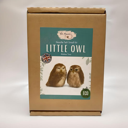 The Makerss Little Owl Needle Felting Craft Kit