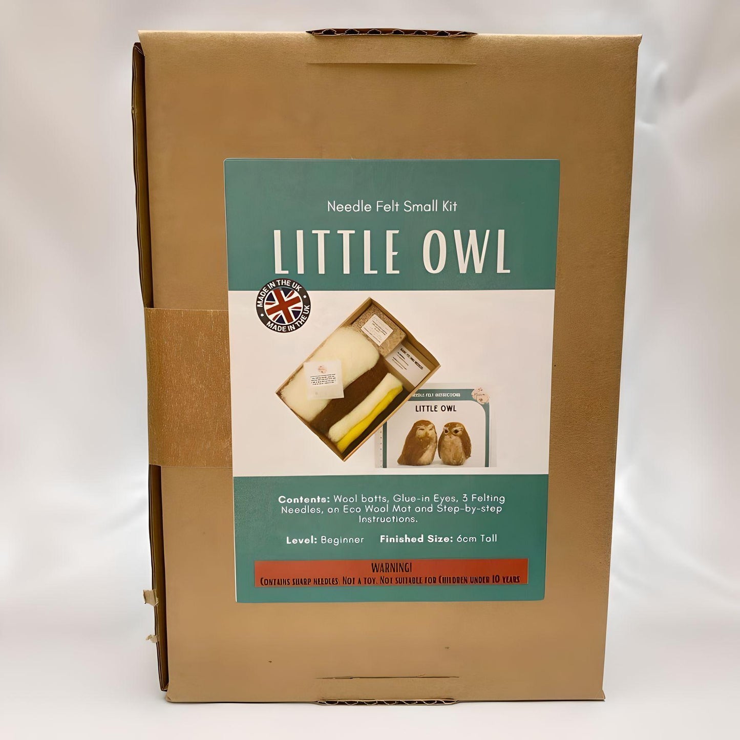 The Makerss Little Owl Needle Felting Craft Kit
