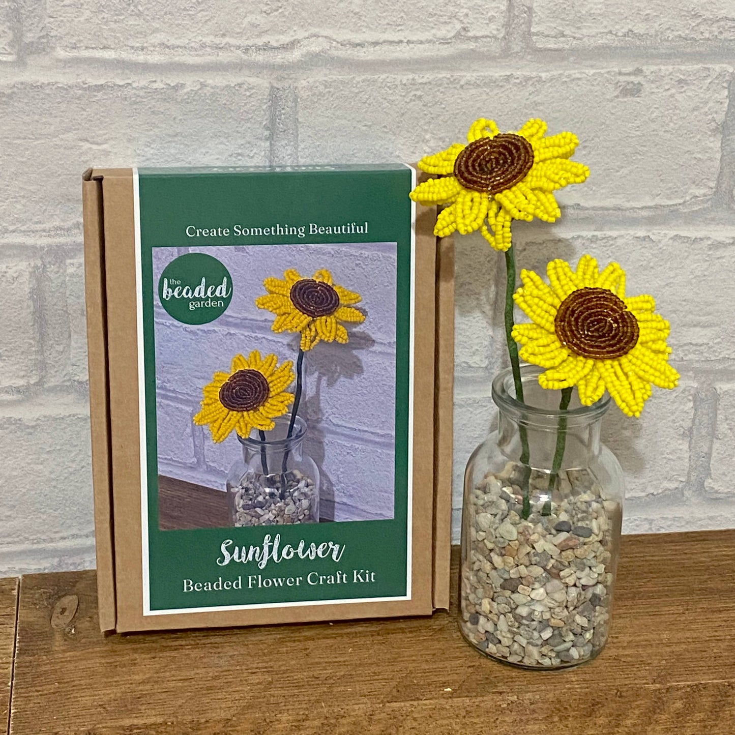 Sunflower Beaded Flower  Craft Kit