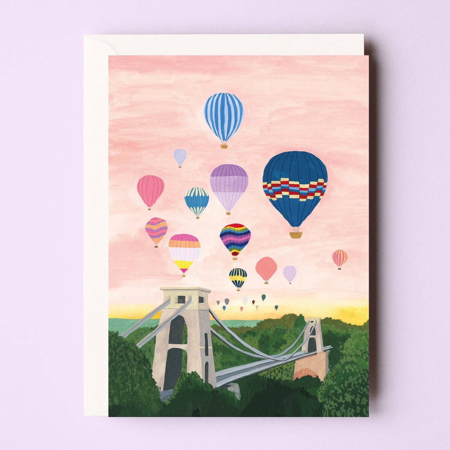 Balloons Over Bristol Greeting Card