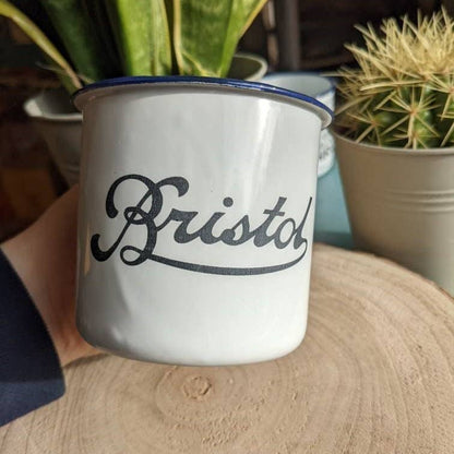 Bristol Scroll Enamel Mug