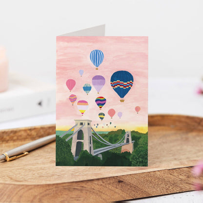 Balloons Over Bristol Greeting Card