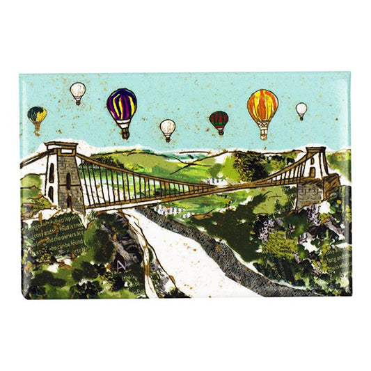 Emmeline Simpson Balloons Over the Bridge Magnet