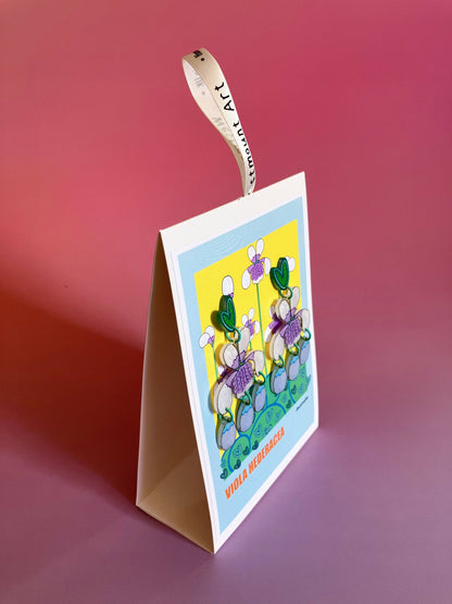 Viola Earrings by Westmount Art