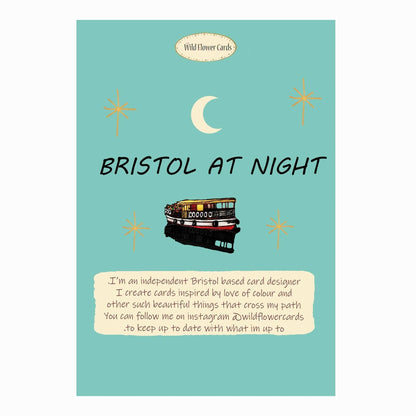 Bristol At Night Greeting Card