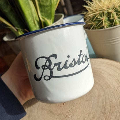 Bristol Scroll Enamel Mug