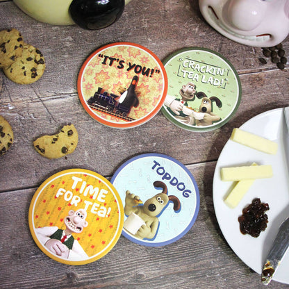 Wallace & Gromit Ceramic Coaster Set