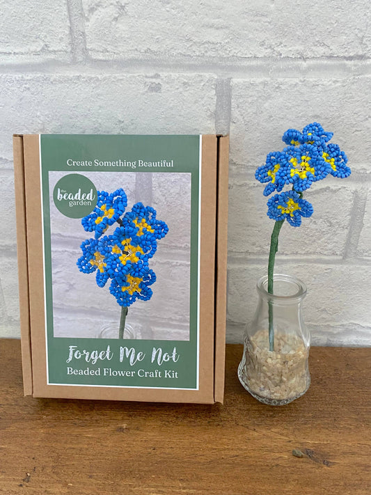 Forget-Me-Not Beaded Flower Craft Kit