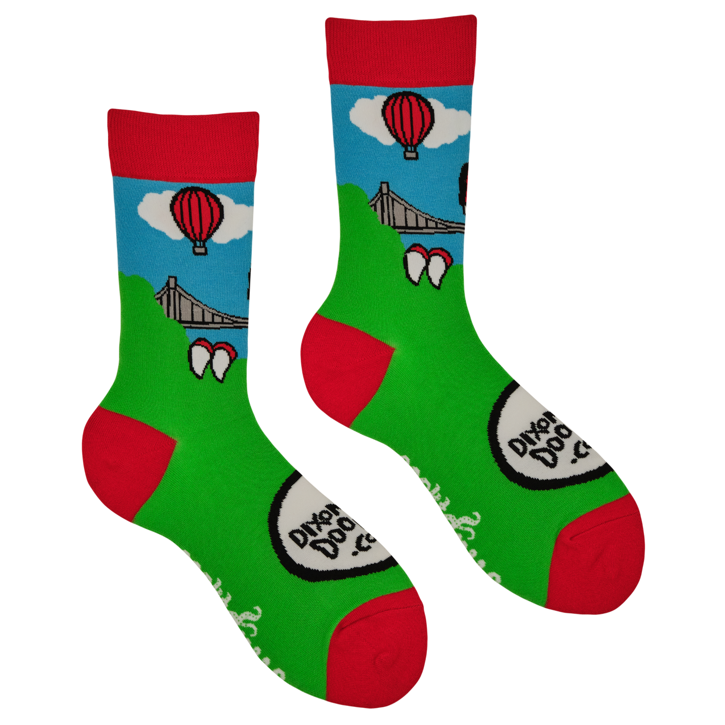 Bristol Dino Bridge Bamboo Socks