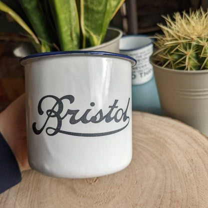 Bristol Scroll Enamel Mug