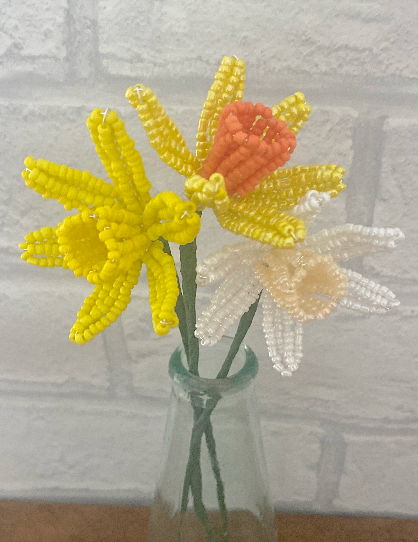 Daffodil Beaded Flower Craft Kit
