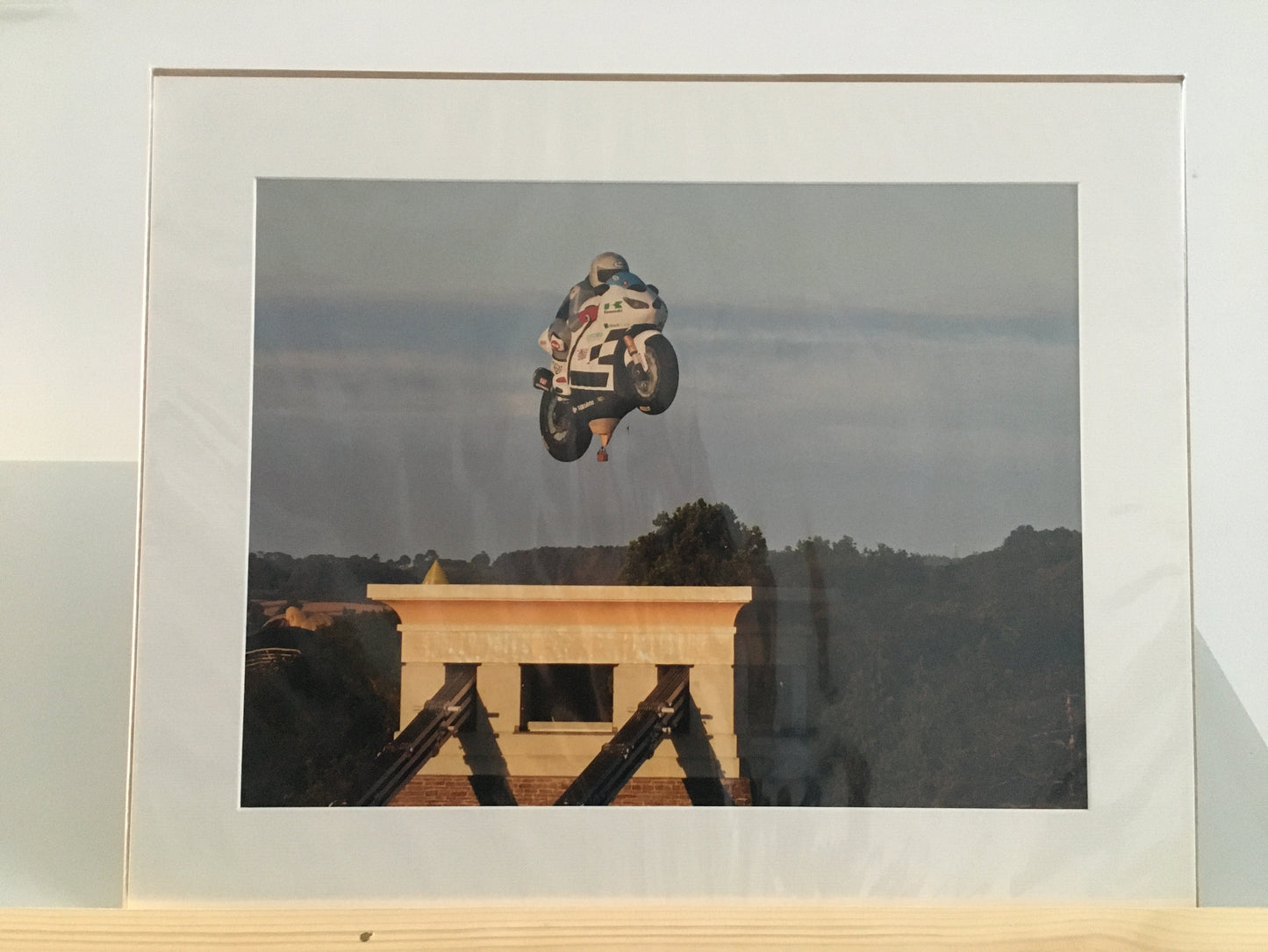 Keith Rodgerson - Motorbike Balloon Jumps Bridge